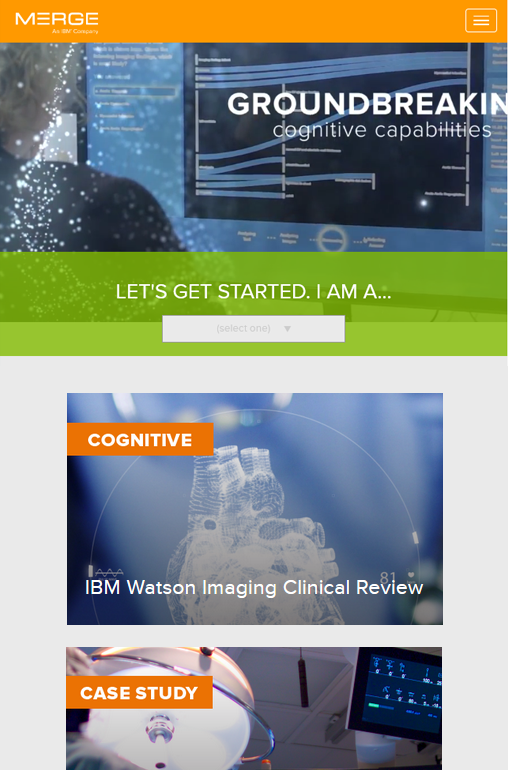 Mobile Screenshot: Merge Healthcare