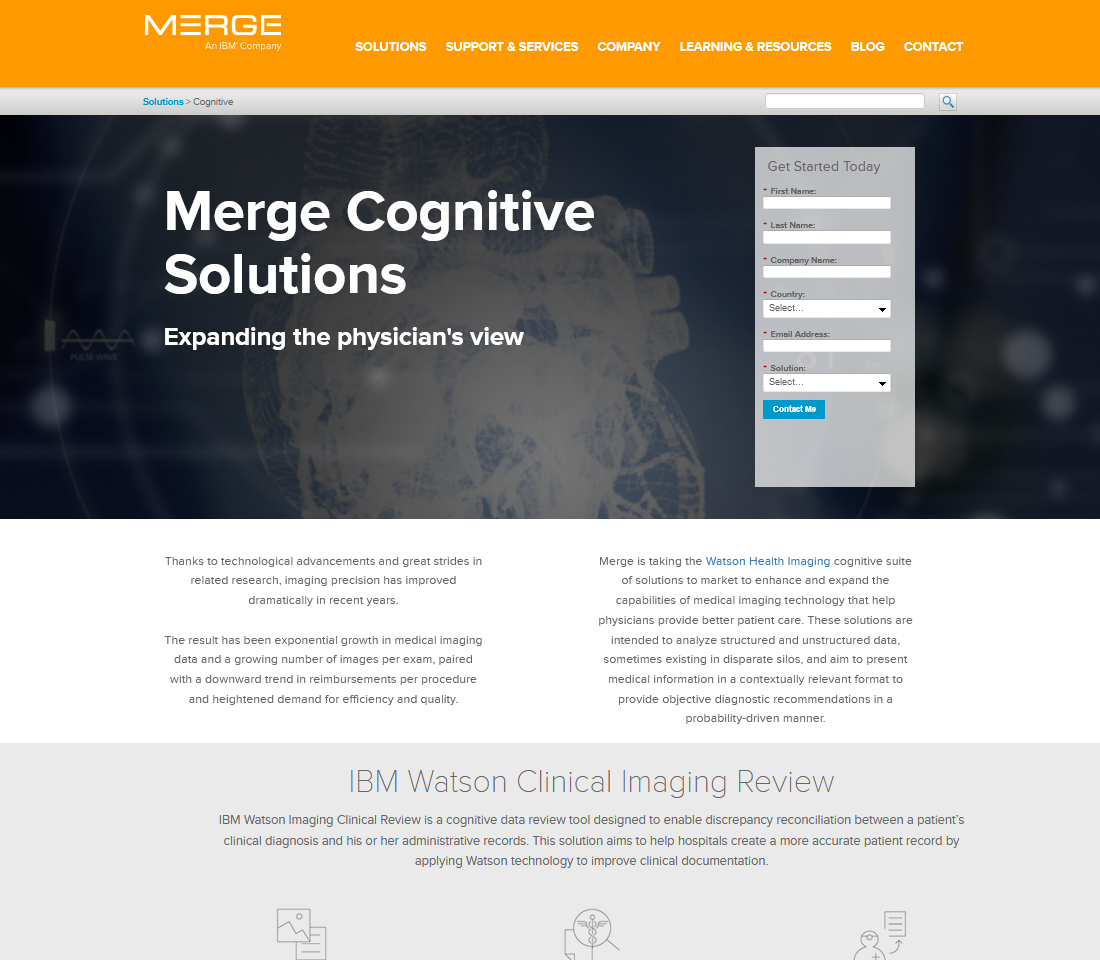 Full Screenshot: Merge Healthcare